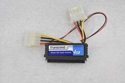 TRANSCEND 4GB40P 40-PIN IDE FLASH MODULE 4GB WITH WIRE ASSEMBLY - Image 1 of 4