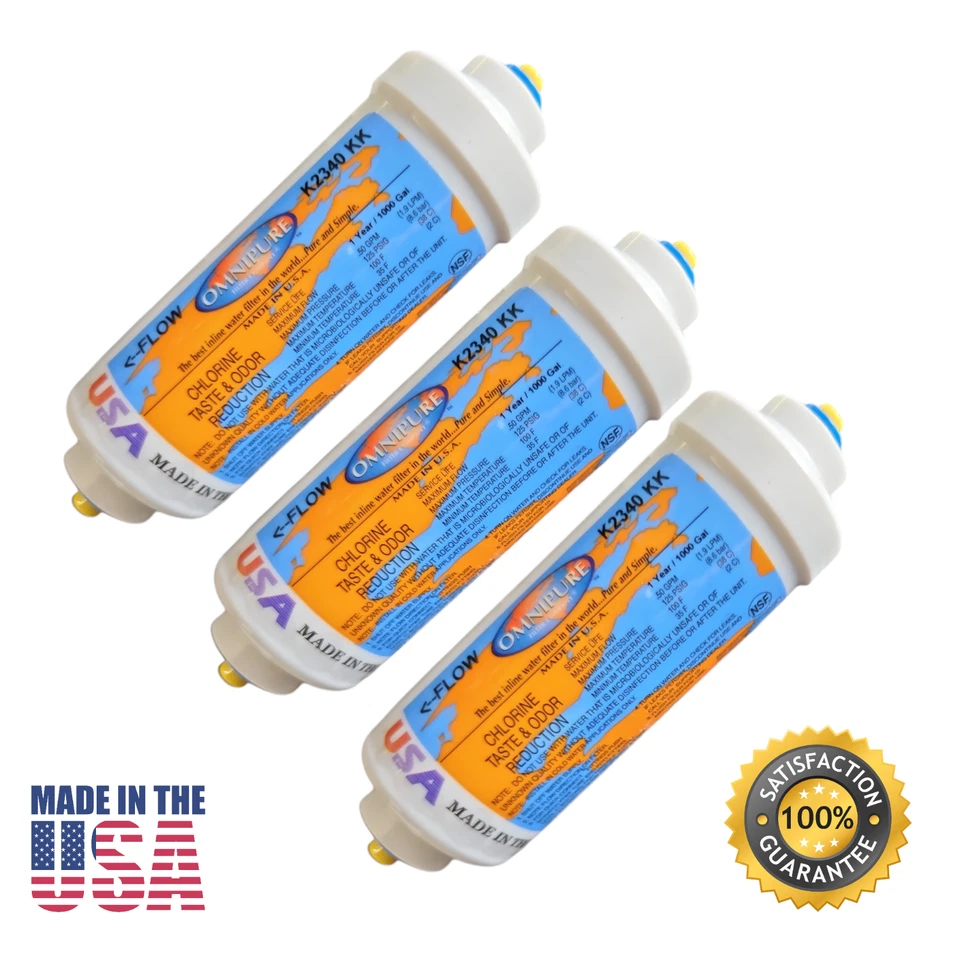 Omnipure K2340-KK Inline GAC 6" x 2" Postfilter 3/8 Tube - Image 1 of 1