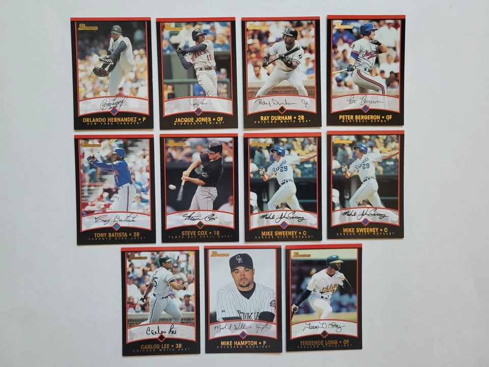 2001 BOWMAN BASEBALL CARDS Your Pick Complete your set - Image 1 of 1