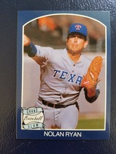 Nolan Ryan Texas Rangers 1990 Grand Slam Baseball Blue Border Oddball NM