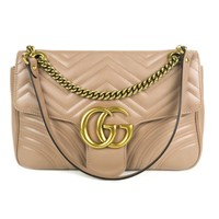 gucci marmont nude bag