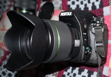 pentax K-5 II with lenses and battery grip