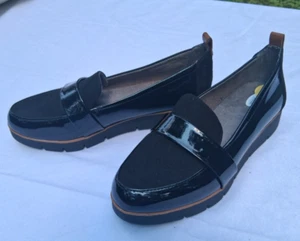 Dr. Scholl's Shoes Women's Webster Loafer Black Patent Size 7 NEW - Picture 1 of 6