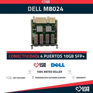 DELL POWERCONNECT M8024 4 PUERTOS 10GB SFP+ - NUEVO - PN:N805D - PARA M1000E - Picture 1 of 6
