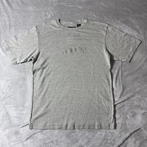 Camiseta bordada vintage a rayas verdes Karl Kani Spellout firma para hombre L - Imagen 1 de 5