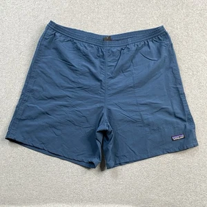 Pantalones Cortos Patagonia Baggies Para Hombres Grandes Azul Nylon Malla Forrados 6” Entrepierna Playa Deportes - Imagen 1 de 16