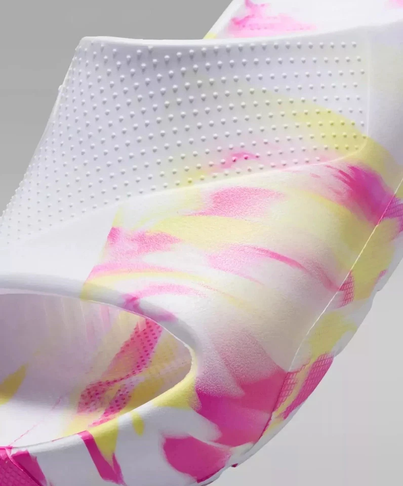 Sandalias Jordan Big Kids Post Slide Talla 4Y Blanco Fucsia Naranja FJ6069 156 Foto 1 de 4