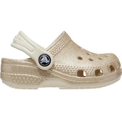 Zueco Crocs Classic Littles Champagne Glitter 209397-9AC niño pequeño talla 2/3C mediano Foto 1 de 4