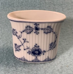 Royal Copenhagen #2183 Zahnstocherhalter blau geriffelt - Bild 1 von 5