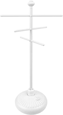 Pool Towel Rack Outdoor, 59" Metal Outdoor Towel Rack for Hot Tub with 3 Adjusta Foto 1 de 4