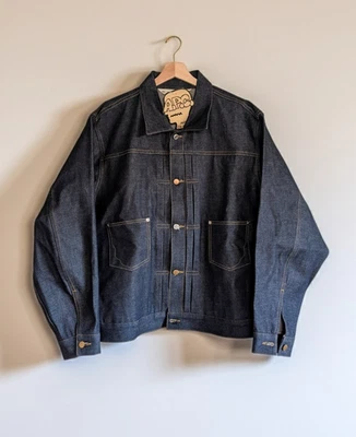 Brain Dead x A.P.C. Selvedge Trucker Jacket Premium Japanese Denim Size XXL - Image 1 of 4