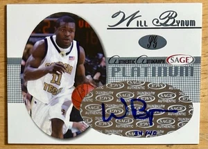 2005-06 Sage Platinum Auto A4 Will Bynum /40 Rookie Auto - Bild 1 von 2