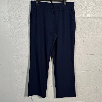 Pantalones acanalados para mujer Skecher GoLuxe azul marino grandes  Foto 1 de 4