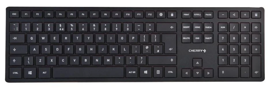 CHERRY - CHERRY KC 6000 Slim Corded Keyboard, Black - Image 1 of 1