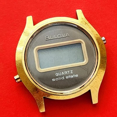 Reloj de cuarzo Bulova LCD estado sólido N7 N-160 para reparación Foto 1 de 4