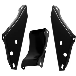 1966 Pontiac GTO Rear Bumper Bracket 3 PCS Set EDP Steel 1571E - Bild 1 von 1