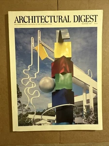 Architectural Digest Magazine December 1987 - Picture 1 of 4