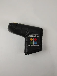 Scotty Cameron Studio Style Titleist Headcover Black Cover - Free Ship - Picture 1 of 8