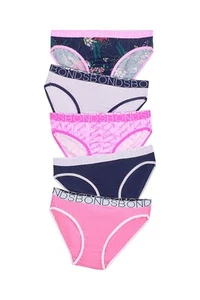 Bonds Girls Bikini 5 Pack Underwear Multi Ma7 Print - Picture 1 of 4