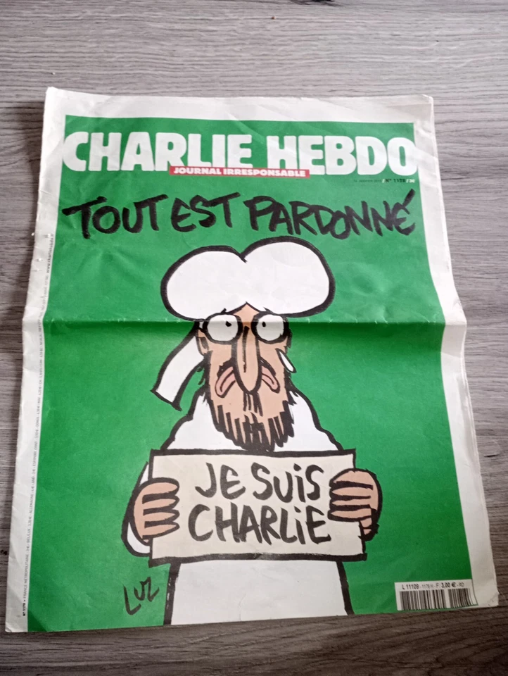 Revue Charlie Hebdo 14/01/2015 Tout est pardonné N° 1178 Numéro Hommage Neuf - Photo 1/1