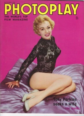 Photoplay Film Magazine Nov 1958 Doris Day Robert Mitchum Shirley Ann Field etc — 第 1/4 张图片