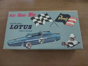 REVELL LOTUS INDY 1/24 SLOT CAR BODY KIT NEW OLD STOCK SEALED EARLY BOX - Picture 1 of 3