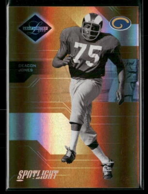 2005 Leaf Limited #108 Deacon Jones Bronze Spotlight #/100 - Image 1 of 2