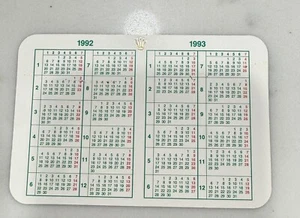 Genuine Rolex calendar card 1992-1993 Day-Date Sea Dweller Submariner GMT more - Picture 1 of 2