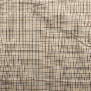 Cotton Quilting Fabric 84” x 43” Brown Plaid Pattern - Picture 1 of 2