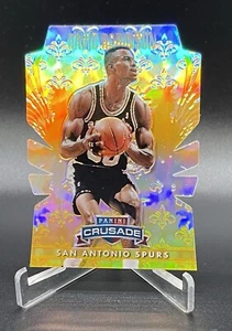 2013-14 DAVID ROBINSON SPURS PANINI CRUSADE #14 ORANGE DIE-CUT 15/99 MVP HOF - Picture 1 of 8