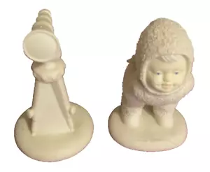 Departamento 56 Snowbabies - 1995 "Te veo" - 2 piezas retirado 1999 estrella desaparecida - Imagen 1 de 6