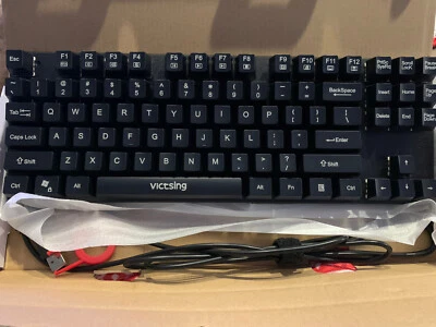 Victsing Wired 87-Keys Gaming Mechanical Keyboard - PC174A - Image 1 of 3