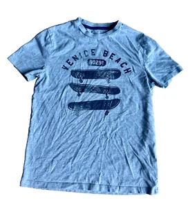 Boys Blue Skateboard Shirt Epic Threads Size Youth large Venice Beach Graphic - Picture 1 of 6