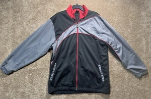 Nike Air Jordan Jacket Mens - Large - Black Gray Track 20th Anniversary Jumpman - Picture 1 of 9