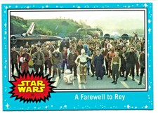 2017 Topps Star Wars Journey to the Last Jedi #50 A Farewell to Rey
