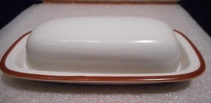 Plato de mantequilla cubierto de gres de colección <>JAPÓN - Imagen 1 de 5