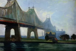 Puente de Queensborough - ARTE DE PARED DE LIENZO O IMPRESIÓN - Imagen 1 de 1