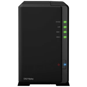 Synology DiskStation DS216play 2 Bay Nas 1GB DDR3 Dual Core 1,5 GHz - Bild 1 von 5