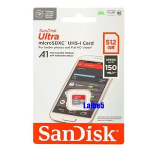 SanDisk Ultra 512GB Micro SD SDXC Memory Card 150MB Class 10 A1 - Picture 1 of 1