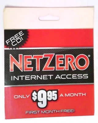 Netzero Internet Access Software Disc~2007~Vintage~KMART - Image 1 of 4