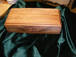 Walnut Jewelry Box - Elegant and Gorgeous Wood Grain made in USA 9.5X5X3.5 Inch - Picture 1 of 3