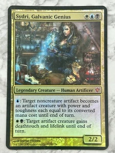 MTG OVERSIZED Sydri Galvanic Genius Foil Holo 2013 Magic The Gathering Card - LP - Picture 1 of 1