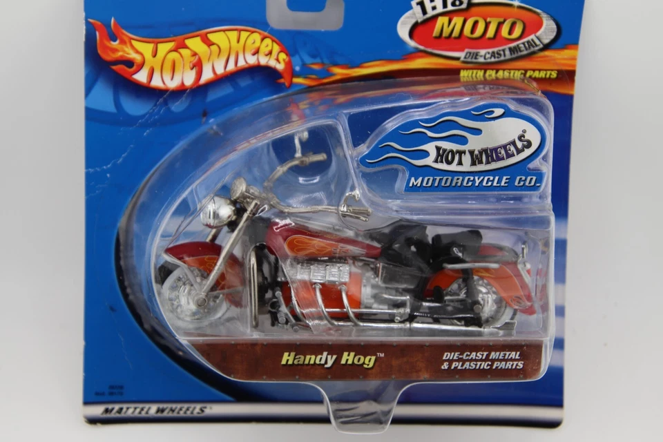 Modelo 1:18 de Handy Hog motocicleta de 6 cilindros hecha a medida por Mattel Hot Wheels Foto 1 de 3