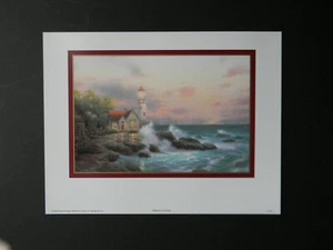 Thomas Kinkade 2003 Collector's Print BEACON OF LIGHT 10x13 PaperSize Lighthouse - Picture 1 of 7