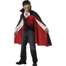 Fantasia de vampiro gótico conjunto de luxo para meninos, brindes de festa  de Halloween, fantasia, dramatização e cosplay, Vermelho, Small