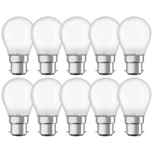 10 x Osram LED Filament Tropfen 4W = 40W B22d matt Kugeln 470lm warmweiß 2700K - Bild 1 von 4