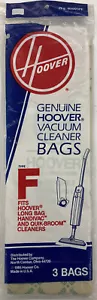 HOOVER Long Bag Handivac Quik-Broom Type F 3PK Vacuum Bags #4010007F - Picture 1 of 2