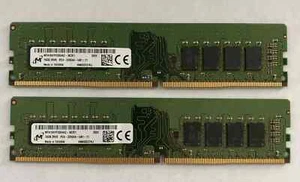 32GB Micron Desktop Memory Kit (2x16GB) MTA16ATF2G64AZ-3G2E1 2RX8 PC4 3200AA - Picture 1 of 1