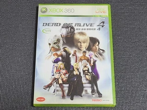 Microsoft XBOX360 Dead Or Alive 4 Retro Game Korean Version for MS Console Video - Picture 1 of 5