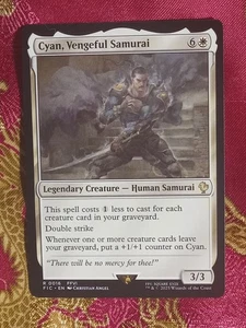 Cyan, Vengeful Samurai Final Fantasy Commander Deck Card Magic The Gathering MTG - Picture 1 of 1